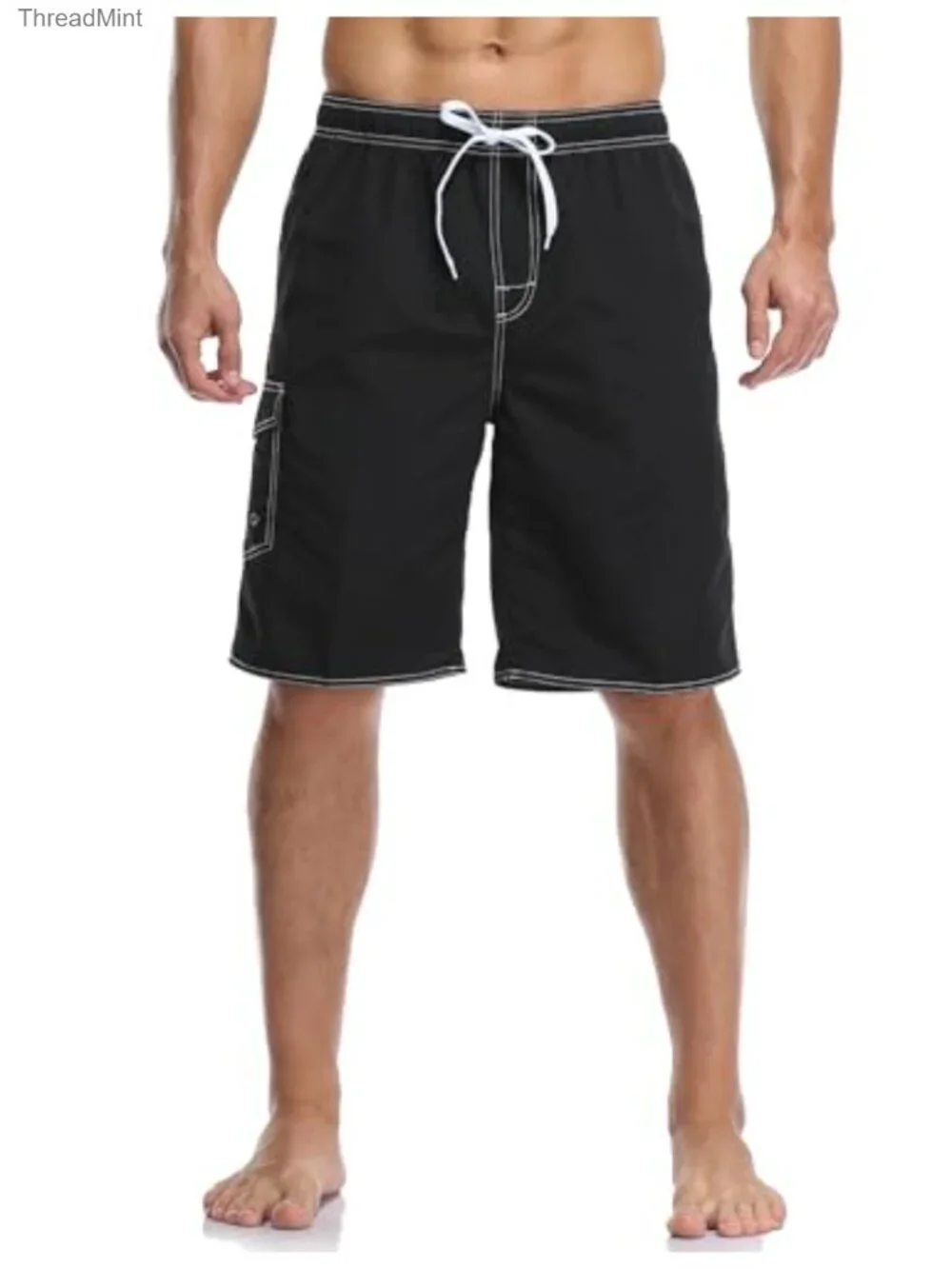 Men's Quick Dry Swim Trunks with Mesh Lining & Drawstring